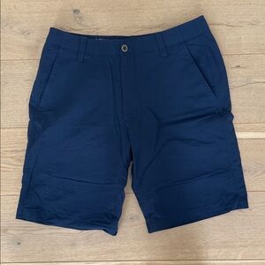 Under Armour Men's Dark Blue Flat Front Shorts